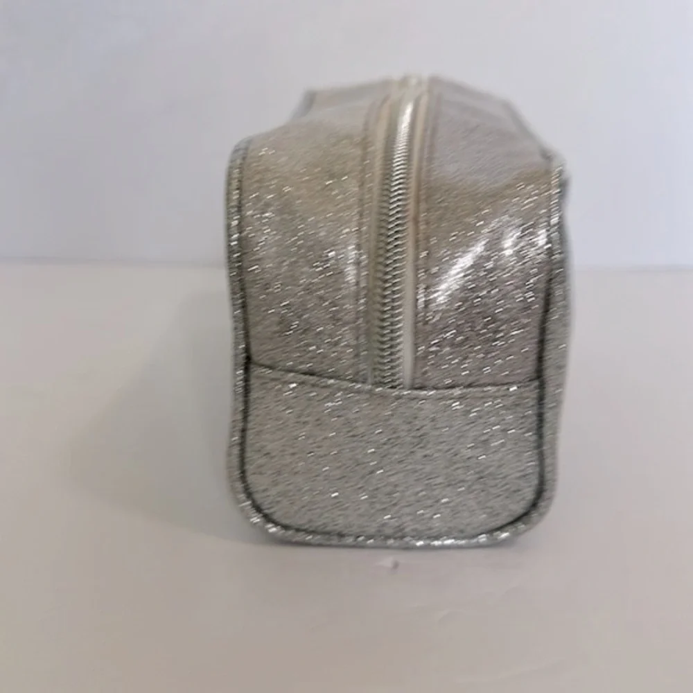 Morphe × Jaclyn Hill The Complexion Master Collection makeup bag in silver NWOT